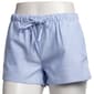 Juniors Love Tree Linen Stripe Tie Front Short Shorts - image 1