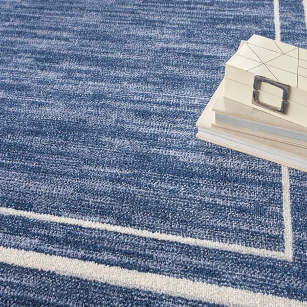 Nourison Essentials Bordered Indoor/Outdoor Square Rug