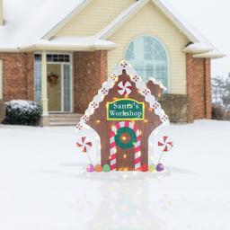 National Tree 42in. Pre-Lit Gingerbread House