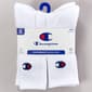 Mens Champion(R) 5pk. Crew Socks - White - image 1