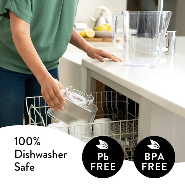 Aqua Optima Daisy Water Filter Pitcher Set w/ 3 Evolve+ Filters