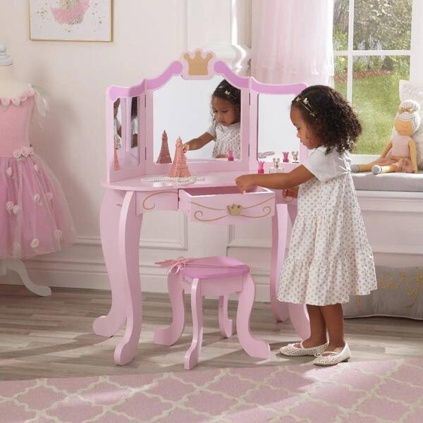 Princess Vanity & Stool - image 