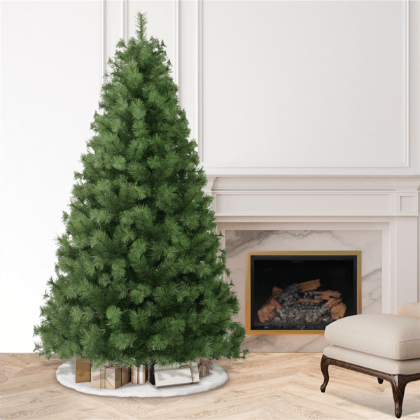 Puleo International 7.5ft. Unlit Colorado Pine Christmas Tree