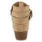 Womens UNIONBAY&#174; Teddy Ankle  Boots - Tan Suede - image 3