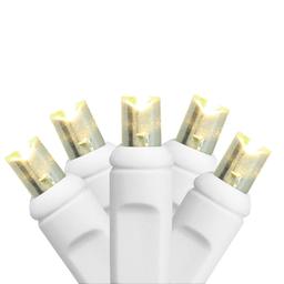 HUB 35ct. Warm White LED Wide Angle Christmas Lights