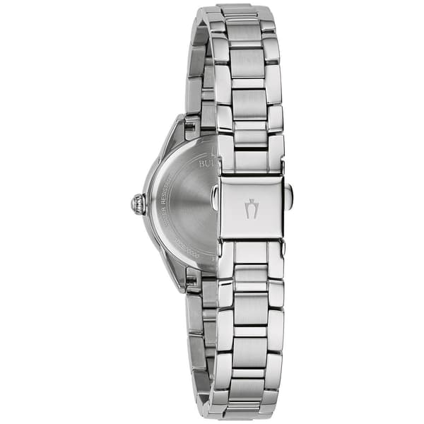 Womens Bulova Sutton Pink Dial Bracelet Watch - 96P249