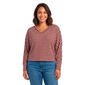 Womens C''est La Vie Long Sleeve Dolman Stripe Tee - image 1