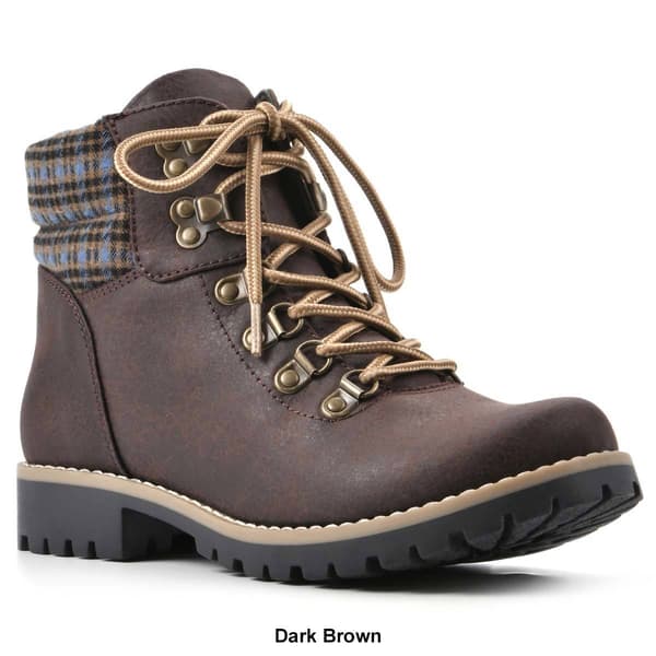 Womens Cliffs by White Mountain Pathfield Fabric Ankle Boots