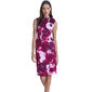 Womens Calvin Klein Sleeveless Print Scuba Midi Dress - image 1