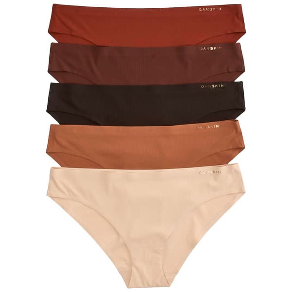 Womens Danskin 5PK Bonded Microfiber Bikini Panties - DS3469-5PKX - image 