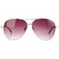 Womens O by Oscar Metal Large Aviator Sunglasses - image 2