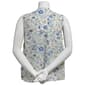 Womens Zac & Rachel Sleeveless Floral V-Neck Pintuck Blouse - image 3