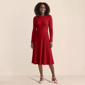 Womens Draper James Long Sleeve Lurex Sweater Dress - image 1