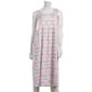 Plus Size White Orchid Cloud Knit Babydoll Floral Nightgown - image 1