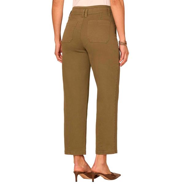 Womens Democracy “Ab”solution® Skyrise Straight Leg Colored Pants
