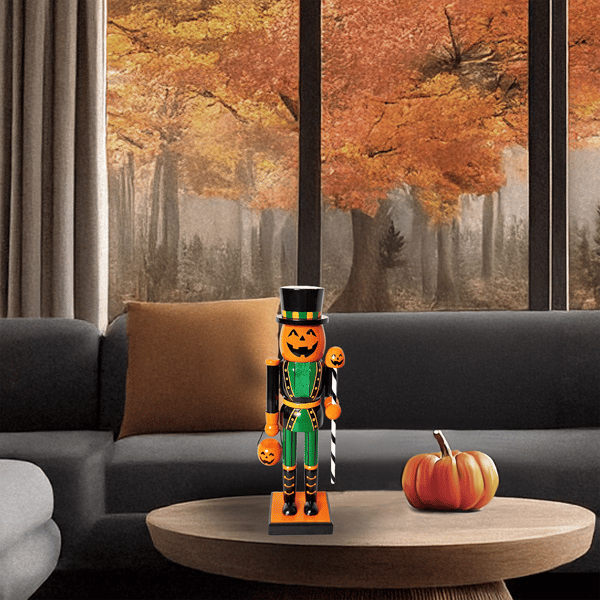 Santa''s Workshop 10in. Jack ‘O Lantern Nutcracker