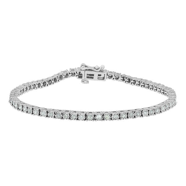 Nova Star&#40;R&#41; Sterling Silver 1ctw. Lab Grown Diamond Bracelet - image 