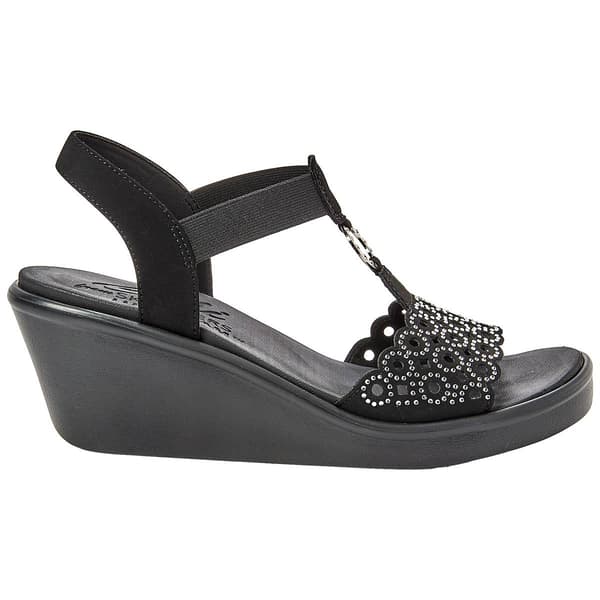 Womens Skechers Rumble On Queen B2 Wedge Sandals