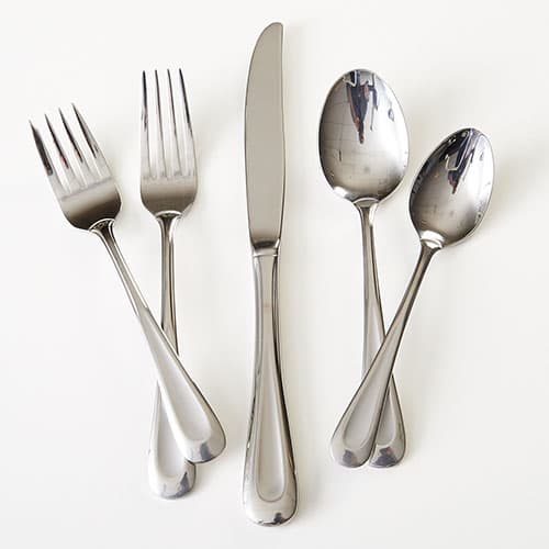 Oneida Satin Sand Dune 20pc Service for 4 Silverware - image 