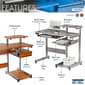 Techni Mobili Complete Computer Workstation Desk - image 10