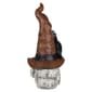 Northlight Seasonal Skull in Witch Hat w/ Crow Halloween D&#233;cor - image 6