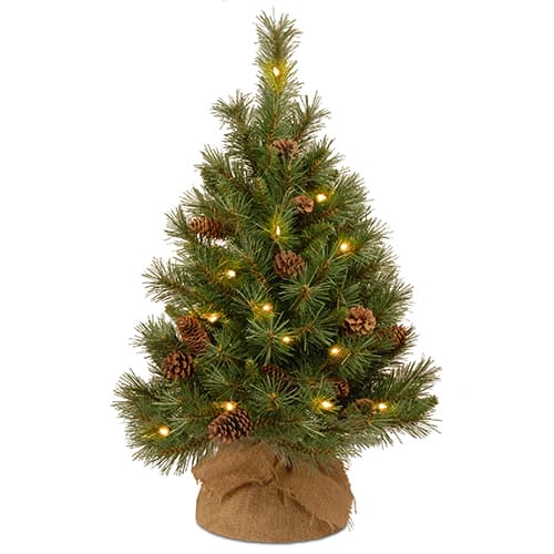 National Tree 36in. Battery Operated Pre-Lit LED Tree - image 