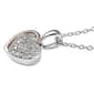 Nova Star® Two-Tone 1/10ctw. Lab Grown Diamond Heart Pendant - image 2