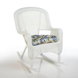 Belle Haven All-Weather Wicker High Back Rocker Chair