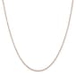 Gold Classics&#40;tm&#41; .8mm. Rose Gold Diamond Cut Cable Necklace - image 1