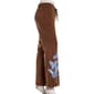 Juniors No Comment Fleece Foil Screen Flare Sweatpants - Chestnut - image 4