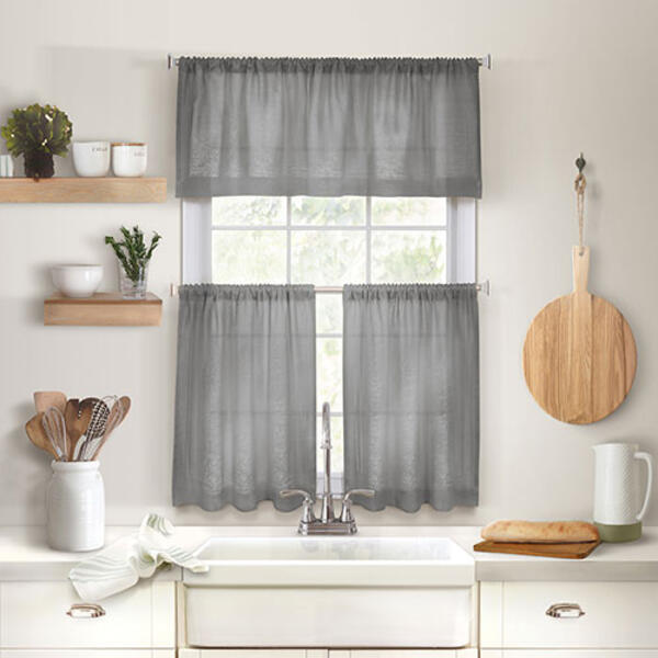 Elrene Cameron Kitchen Curtain Pair - image 