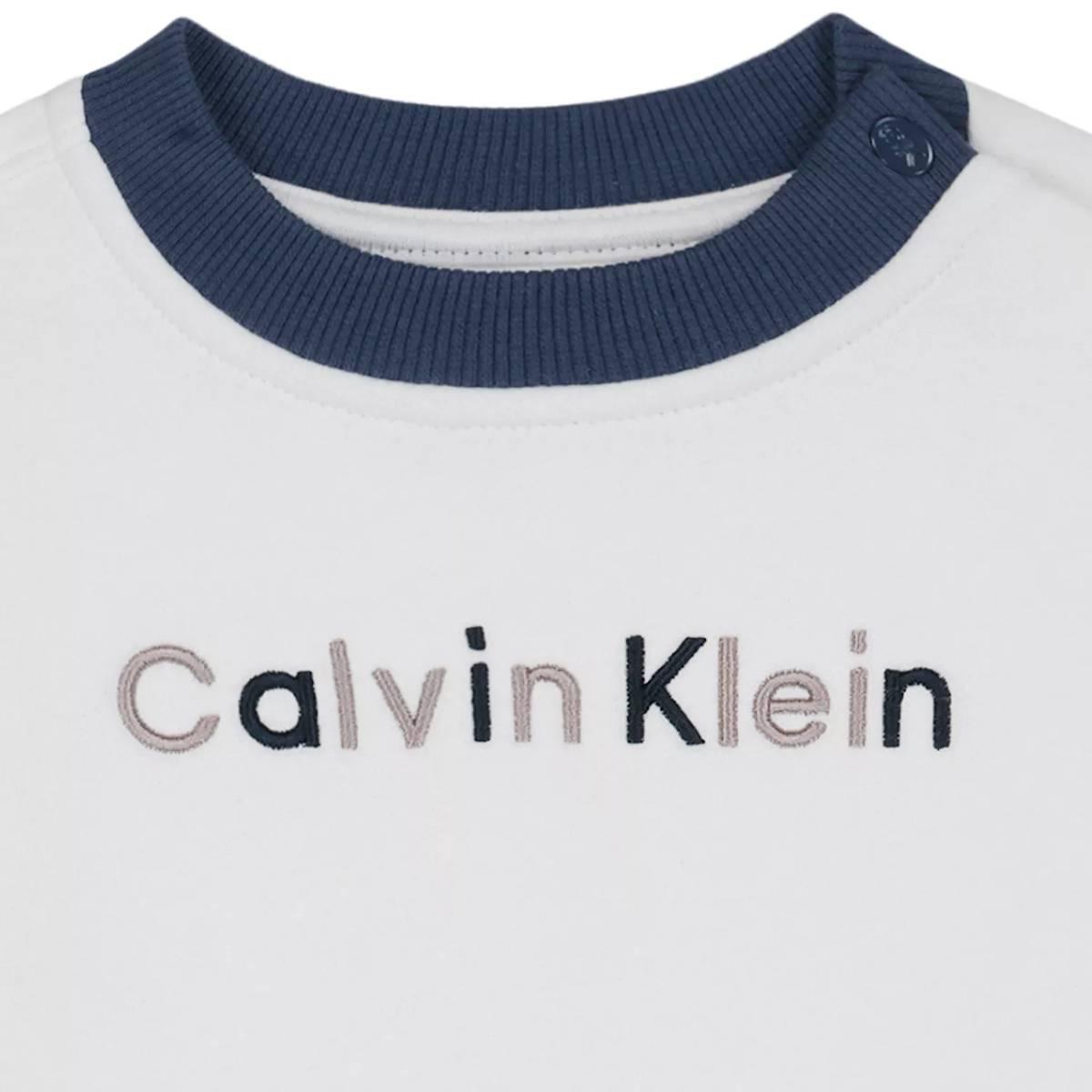 Baby Boy (3-9M) Calvin Klein 2pc. Graphic Fleece Set
