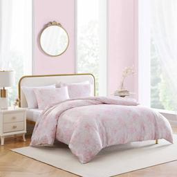 Betsey Johnson Butterfly Garden Satin Duvet Cover Set