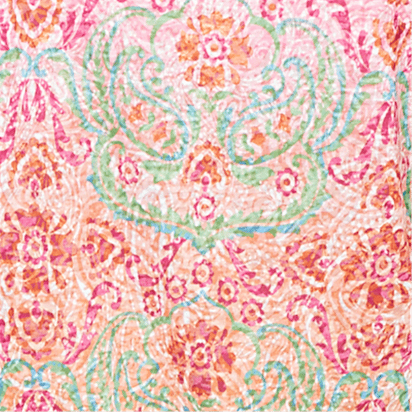 Petite Ruby Rd. Hothouse Florals Short Sleeve Damask Tee