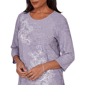 Petite Alfred Dunner Grand Bazaar Floral Embroidery Sweater - image 5
