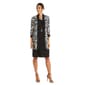 Womens R&M Richards 2pc. Scroll Jacket Dress - image 1