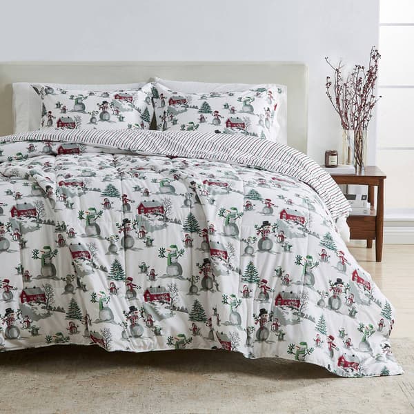 Freshfolds Winter Reversible Winter Wonderland 3pc. Comforter Set