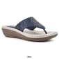 Womens Cliffs by White Mountain Cienna Wedge Thong Sandals - image 8