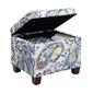 Convenience Concepts Madison Floral Storage Ottoman - image 5