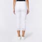 Womens 89th & Madison Crochet Trim Hem Capris - image 2