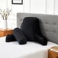 Sweet Home Collection Large Bed Rest Pillow w/Cup Holders - image 2