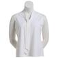 Womens Kasper Solid Tie Neck Blouse - image 1