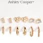 Ashley Cooper(tm) Sparkling  Accents/Heart Design/Hoop Earring Set - image 1