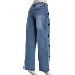 Juniors Madden Girl Ultra 90''s Jeans w/ Heart Embroidery