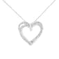 Diamond Classics&#40;tm&#41; 1/4ctw. Diamond Double Heart Pendant - image 1