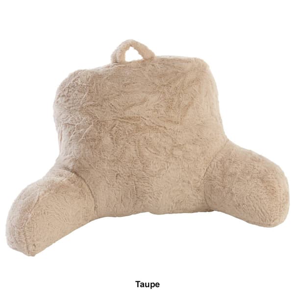 Rabbit Fur Bedrest Decorative Pillow