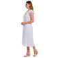 Plus Size Nina Leonard Flutter Cap Sleeve Lace A-Line Dress - image 4