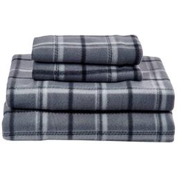 Ashley Cooper(tm) Thunder Plaid Fleece Sheet Set