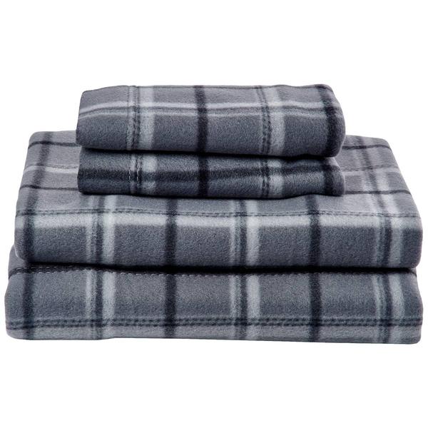 Ashley Cooper(tm) Thunder Plaid Fleece Sheet Set