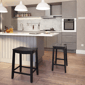 HH2 Home Fiddler Black Backless Saddle Seat Counter Height Stool - image 8